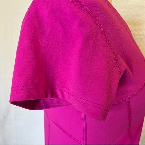 Hyba Women's Workout V-Neck Pink Workout Top, Size Medium - Picture 4 of 11